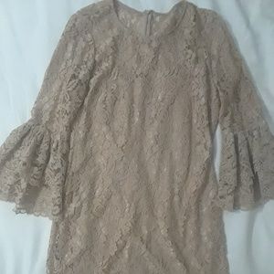 Calvin Klein lacie Gold Dress